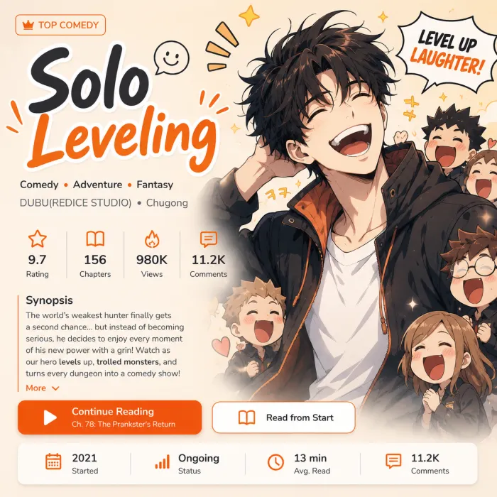 Solo Leveling — featured on QTOON